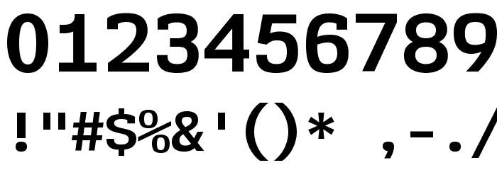 NK57MonospaceRg-Bold Font OTHER CHARS