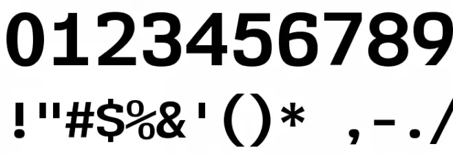 NK57MonospaceRg-Bold Font OTHER CHARS