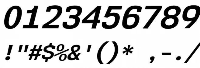 NK57MonospaceRg-BoldItalic Font OTHER CHARS