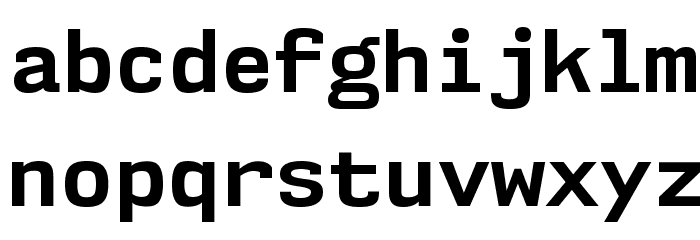 NK57MonospaceRg-Bold Font LOWERCASE