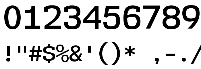 NK57MonospaceSb-Regular Font OTHER CHARS