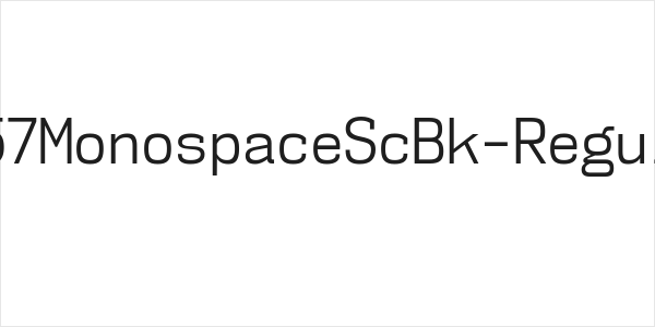 NK57MonospaceScBk-Regular Logo