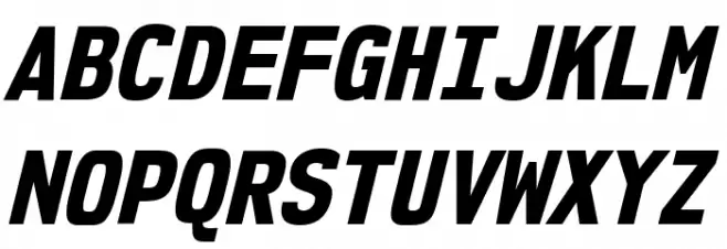 NK57MonospaceScEb-Italic Шрифта ВЕРХНИЙ