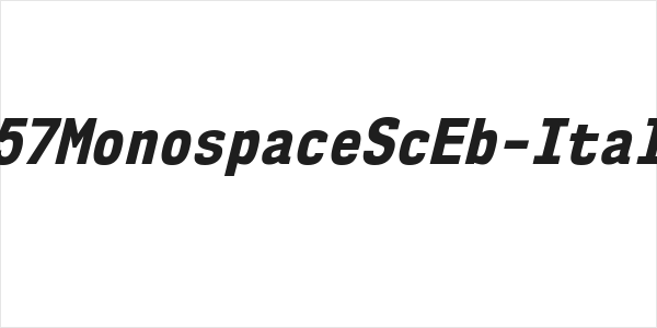NK57MonospaceScEb-Italic Logo