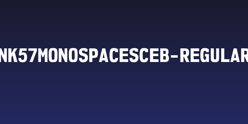 NK57MonospaceScEb-Regular Social Header