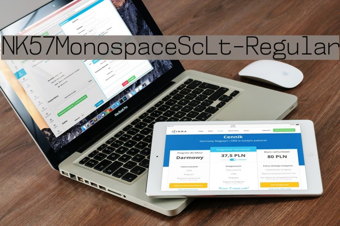 NK57MonospaceScLt-Regular Font examples
