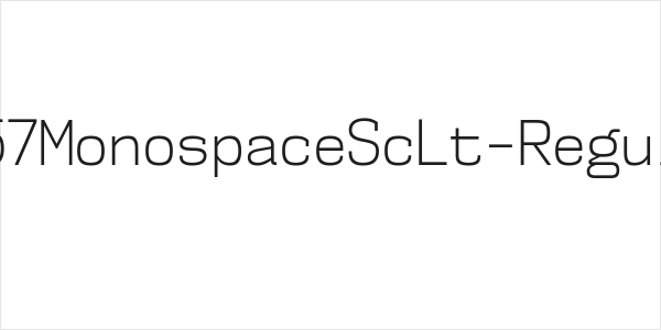 NK57MonospaceScLt-Regular Logo