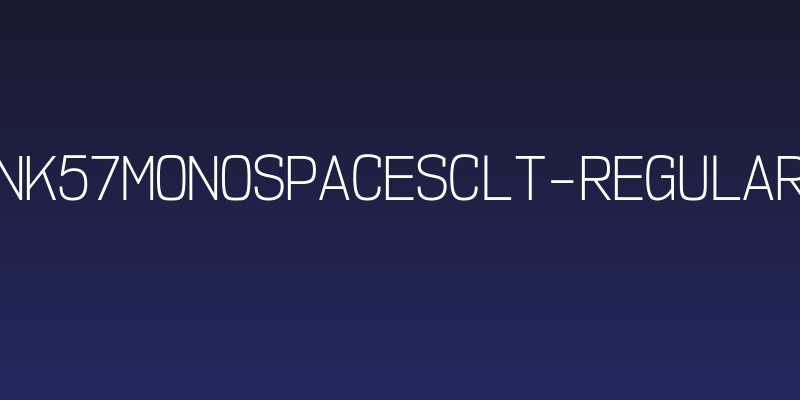 NK57MonospaceScLt-Regular Social Header