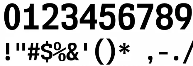 NK57MonospaceScRg-Bold Font OTHER CHARS