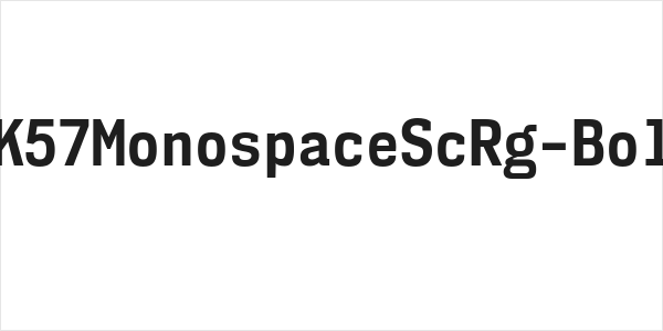 NK57MonospaceScRg-Bold Logo