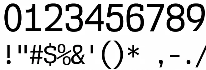 NK57MonospaceScRg-Regular Font OTHER CHARS