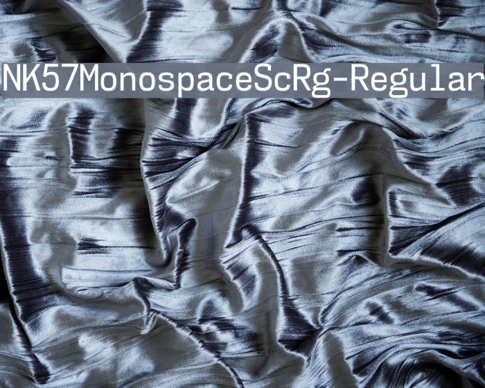 NK57MonospaceScRg-Regular Font examples