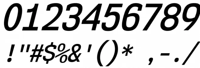 NK57MonospaceScSb-Italic Font OTHER CHARS