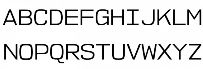 NK57MonospaceSeBk-Regular Font Litere mari