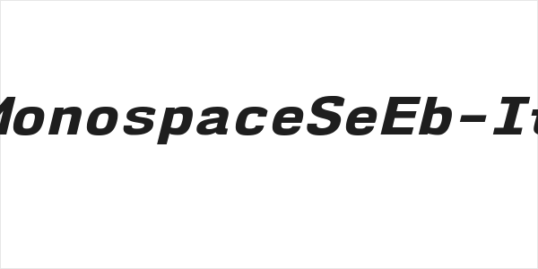 NK57MonospaceSeEb-Italic Logo