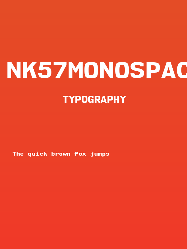 NK57MonospaceSeEb-Regular Poster