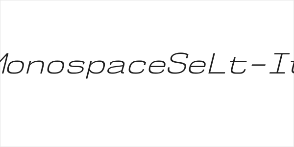 NK57MonospaceSeLt-Italic Logo