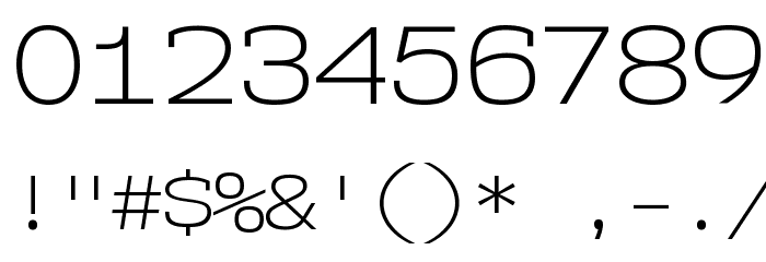 NK57MonospaceSeLt-Regular Font OTHER CHARS