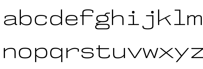 NK57MonospaceSeLt-Regular Font LOWERCASE
