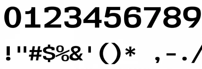 NK57MonospaceSeRg-Bold Font OTHER CHARS