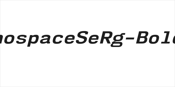 NK57MonospaceSeRg-BoldItalic Logo