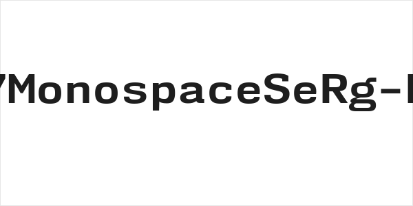 NK57MonospaceSeRg-Bold Logo