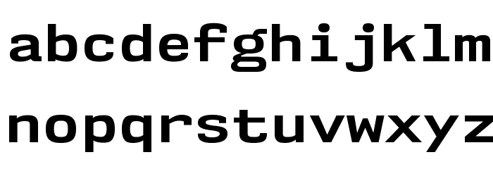 NK57MonospaceSeRg-Bold Font LOWERCASE