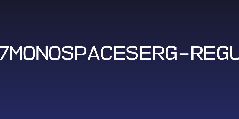 NK57MonospaceSeRg-Regular Social Header