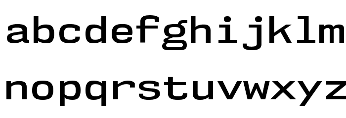 NK57MonospaceSeSb-Regular Font LOWERCASE