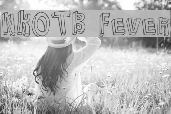 NKOTB Fever Font examples