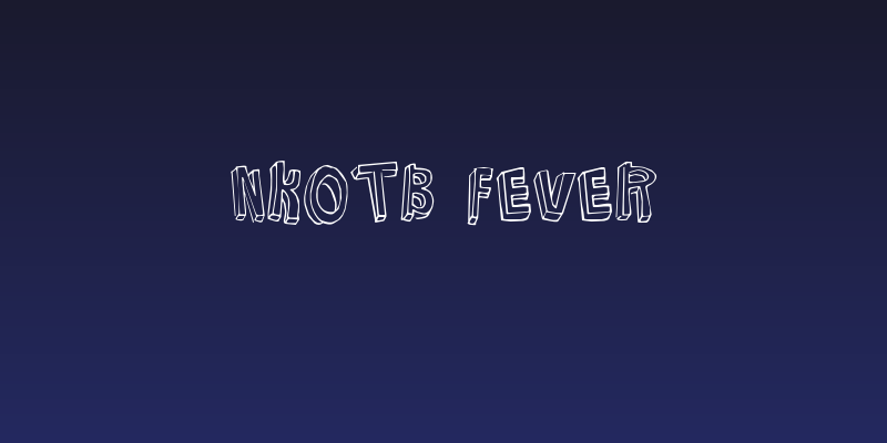 NKOTB Fever Social Header