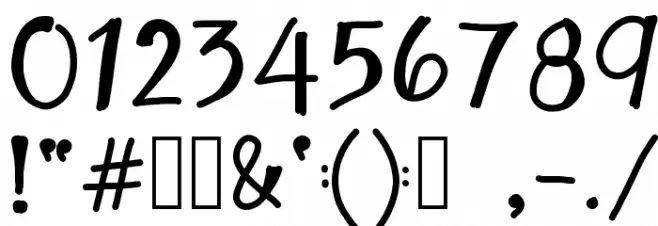 nlngnlng2 Font OTHER CHARS