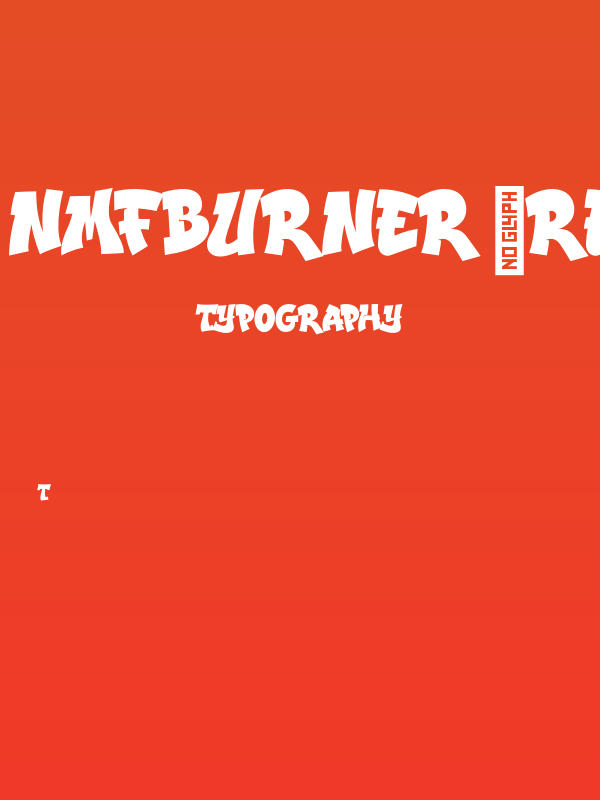 NMFBurner-Regular Poster