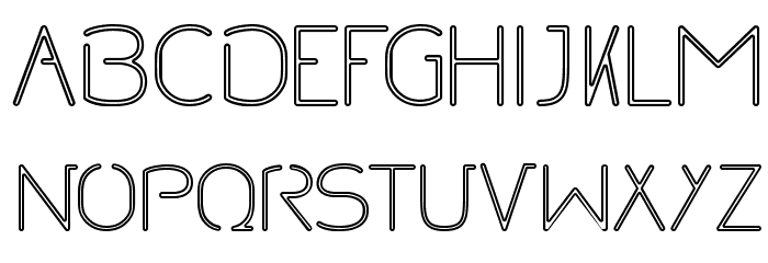 NO Regular - InLine Font OTHER CHARS