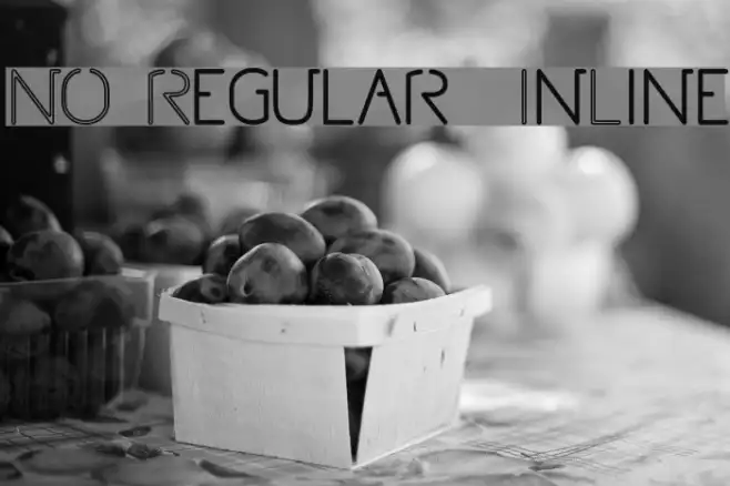NO Regular - InLine Example 2