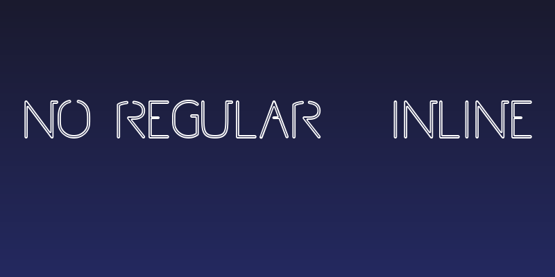 NO Regular - InLine Social Header