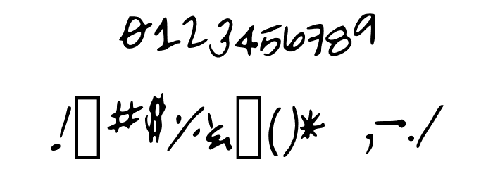 NOALANI Font OTHER CHARS