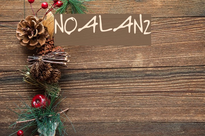 NOALANI Font examples