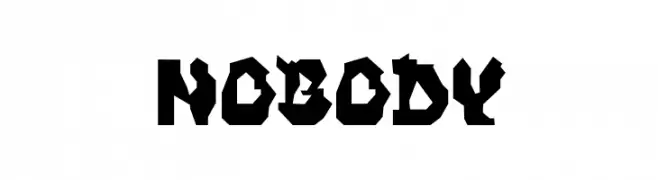 NOBODY  免费字体下载