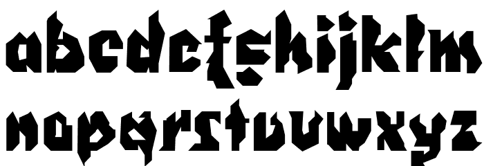 NOBODY Font LOWERCASE