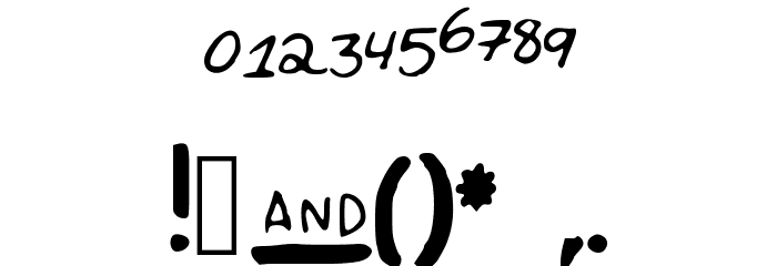 NOCTURNE Font OTHER CHARS