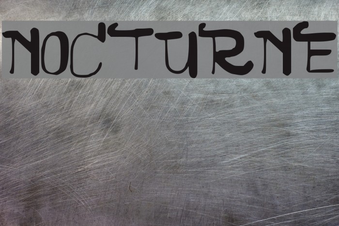 NOCTURNE Font examples