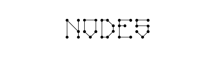 NODES  Скачать бесплатные шрифты
