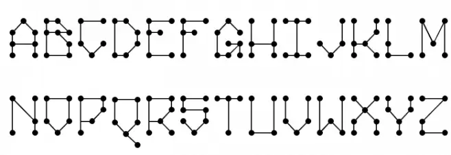NODES フォント 大文字