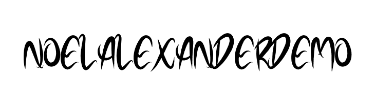 NOELALEXANDER DEMO  Frei Schriftart Herunterladen
