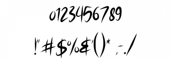 NOELALEXANDER DEMO Font OTHER CHARS