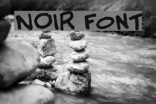 NOIR Font examples