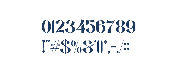 NOMADEN DEMO Regular Other Characters