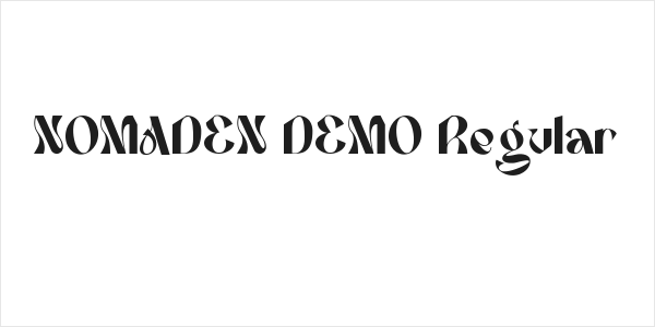 NOMADEN DEMO Regular Logo