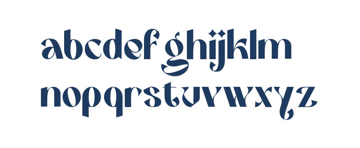 NOMADEN DEMO Regular Lowercase